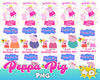 Peppa Pig Birthday Girl Family Bundle images for Print and Sublimation.jpg