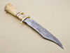 Custom Handmade Damascus Steel Hunting Bowie Knife Fixed Blade Best Gift For Him 3.jpg