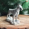 Figurine stone doberman pincher