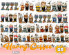 25 Harry Fall Coffee Png Bundle, Halloween Coffee Latte Bundle,Fall Coffee Png Bundle, Hand Drawn, Digital Download.jpg