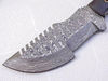 Custom Handmade Damascus Steel Hunting Knife, Outdoor Camping tracer Kit Knife.2.jpg