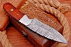 Custom Handmade Damascus Steel Hunting Knife Fix Blade Full tang Gift For Him 2.jpg