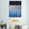 trees-wall-art-abstract-original-painting-blue-and-silver-textured-art-modern-living-room-decor