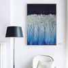 botanical-painting-textured-original-art-blue-abstract-wall-art