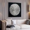 Silver-living-room-decor-abstract-textured-painting-original-wall-art-above-couch-decor-black-and-silver-original-artwork-modern-wall-decor
