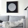 Silver-black-abstract-wall-art-on-canvas-original-art-gray-home-decor