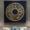black-and-gold-Abstract-wall-art-Textured-original-painting-modern-wall-decor-