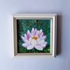 Pink-lotus-on-the-pond-flower-painting-acrylic-impasto-art-small-wall-decor.jpg