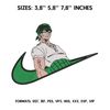 Zoro embroidery design file, One piece embroidery