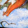 Squirrel With Acorn, Cute Painting on Canvas by MyWildCanvas-1.jpg
