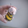 Honeybee knitting pattern, cute toy knitting pattern, knitted insect, toy knitting tutorial, tiny bee guide honeybee DIY 3.jpg