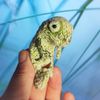 Chameleon Brooch Knitting Pattern, cute toy knitting pattern, green chameleon pattern, brooch tutorial, knitting guide 8.jpg