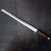 d2 steel sword with stacked leather wood handle hunting sword gift for hi.png