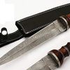 Roman Gladius Sword Dagger Rose Wood Handle with Leather Sheath.jpg