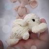 Elephant toy knitting pattern, cute knitted toy, amigurumi elephant, knitted animal brooch 4.jpeg