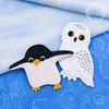 felt penguin and arctic owl.jpg