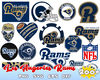 Los Angeles Rams svg SVG, Rams  svg, Clipart for Cricut, Football SVG, Rams  Team, Football , Digital download.jpg