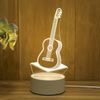 Acrylic The neon lights 3D stereo Night light Small table lamp7.jpg