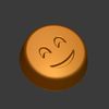 Emoji cute STL file for vacuum forming and 3D printing