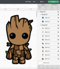 Groot SVG, Baby Groot SVG, Teen Groot SVG, Groot dancing SVG, Guardians of the Galaxy SVG, Rocket Raccoon SVG, Drax the Destroyer SVG, Gamora SVG, Star-Lord SVG