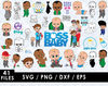 The Boss Baby SVG, Boss Baby (Ted) SVG, Tim Templeton SVG, Baby Corp SVG, Baby Boss logo SVG, Staci the Giraffe SVG, Jimbo the Jet SVG, Triplets SVG, Francis E.