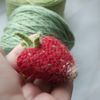 Strawberry heart pattern, valentine gift, knitting pattern, knitted heart, strawberry art, valentine heart, DIY crafts 9.jpg