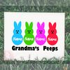 Grandmas Peeps wall art.jpg