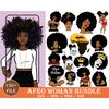 100 Afro Woman SVG, Afro Girl Svg, Afro Queen Svg, Afro Lady Svg, Curly Hair Svg, Black Woman, For Cricut, For Silhouette, Cut Files.jpg