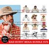 40 Bad Bunny SVG, Yo Perreo Sola, Instant Download, PNG, Cut File, Cricut, Silhouette, Bundle, EPS, Dxf, Pdf, El Conejo Malo.jpg