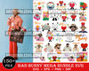 150 Bad Bunny SVG, Yo Perreo Sola, Instant Download, PNG, Cut File, Cricut, Silhouette, Bundle, EPS, Dxf, Pdf, El Conejo Malo.jpg