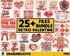 25 Retro Valentine PNG Bundle, Groovy Valentine Png, Valentine Png, Love XOXO Png, Be Mine Png, Howdy Valentine Png, Sublimation Design Instant download.jpg