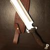 Predator Movie Bowie Knife  Full Tang Hunting Knife  Camping  Leather Sheath.jpg