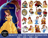 100 Beauty and the Beast SVG PNG, Belle Clipart, Princess Layered files Cricut, Belle Iron on Clipart sublimation, Instant download .jpg