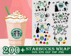 200 Starbucks Wrap, Starbucks Wrap, Starbucks svg, Starbucks , Wrap svg ,Starbucks bundle, Wrap bundle.jpg