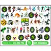 99 BEN 10 Clipart,Ben 10 images,Ben 10 characters,Ben 10 png, printable, transparent backgrounds, Instant Download.jpg