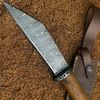 Medieval Viking Damascus Knife, Damascus Hunting Knife.png