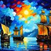 Pirate ship oil painting..jpg