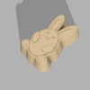 Easter bunny Bath Bomb Mold 3D model