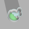 Easter bunny in an eggshell Bath Bomb 3d printing File