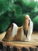 fawn Shih tzu statuette