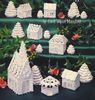 christmas village vintage crochet pattern