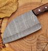 Butcher Knife, Chef Cleaver, Chopper Knife, Handmade Damascus Steel Cleaver Steak Knife Traditional Chinese Chef Chopper Camping Knife, Handmade Knife 4.jpg