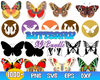 Butterfly Bundle Svg, Butterfly Svg, Butterfly Clipart, Butterfly Sublimation Svg.jpg