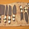 Steel Knife, Handmade Knife, Hunting Knife, Handmade Handforged Chef Knife Set Damascus Steel Kitchen Knives Set 7 Pcs,  2.jpg