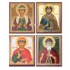 Discounted Four Russian Saints Icon Set