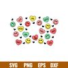 Smiley Hearts Full Wrap, Smiley Hearts Full Wrap Svg, Starbucks Svg, Coffee Ring Svg, Cold Cup Svg,png,dxf,eps file.jpg