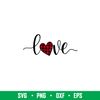 Love Buffalo Heart, Love Buffalo Heart Svg, Valentine’s Day Svg, Valentine Svg, Love Svg, png, dxf, eps file.jpeg