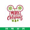 Merry Christmas Ears, Merry Christmas Mickey Svg, Christmas Svg, Merry Christmas Svg, png,dxf,eps file.jpeg