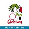 Days Til Christmas, Days Til Christmas Svg, Merry Christmas Svg, Christmas Countdown Svg,png,dxf,eps file.jpg