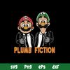 Mario Plumb Fiction Svg, Mrio Svg, Png Dxf Eps File.jpg